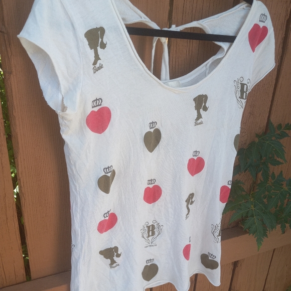 Rare Barbie Top by Public Library Sz. M - Picture 7 of 7